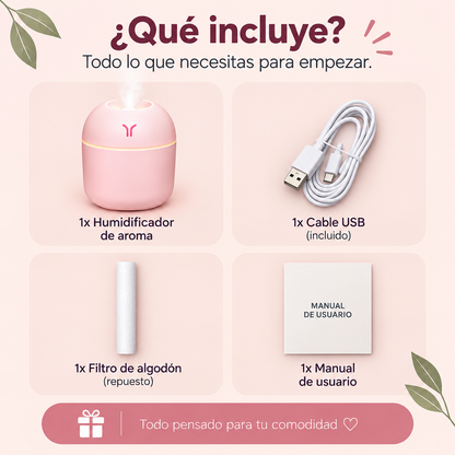Mini Humidificador LED Airago